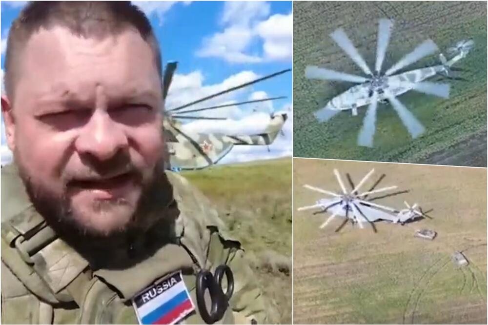 VERTIKALNI MANEVAR SA HELIKOPTERIMA MI-26 KOD KUPJANSKA I IZJUMA: Kako su Rusi izveli taktički manevar na istoku! VIDEO