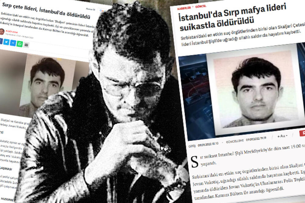 OVAKO JE LIKVIDIRAN JOVAN VUKOTIĆ: Turski mediji objavili nove detalje ubistva vođe škaljaraca u luksuznom kvartu u Istanbulu