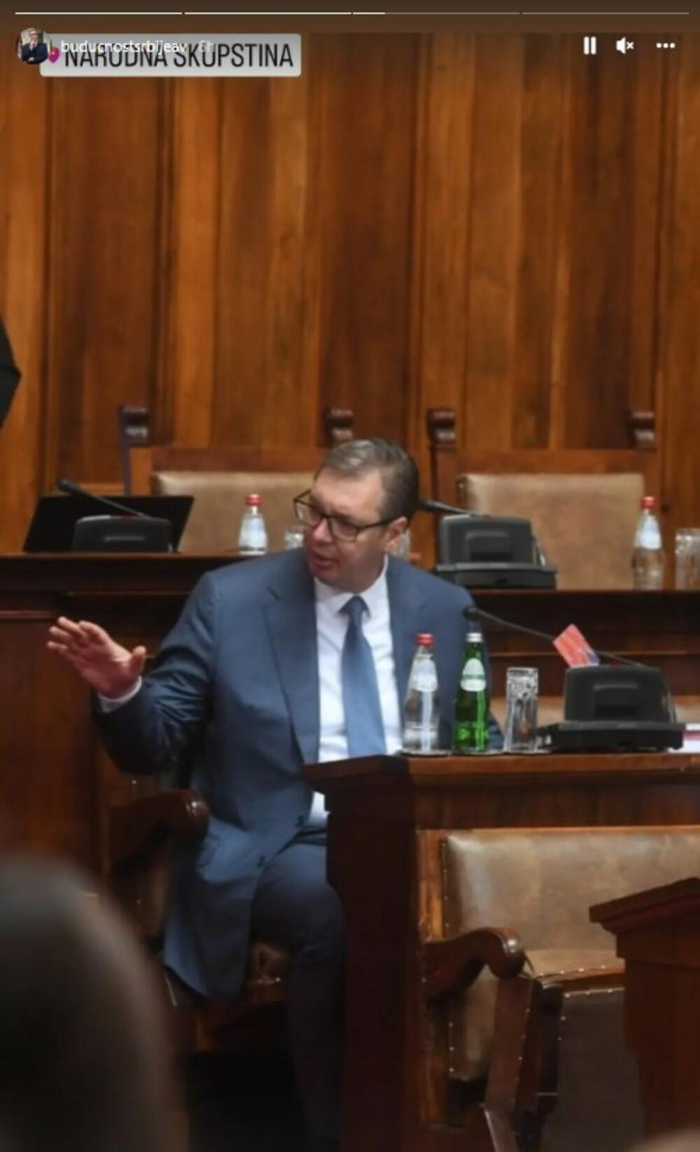 Aleksandar Vučić, rasprava, Kosovo, Skupština Srbije