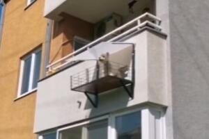 LJUDI U ČUDU STOJE ISPOD I GLEDAJU: Komšija iz Krnjače napravio terasu samo za kuče, da može da gleda! Ima i nadstrešnicu (VIDEO)