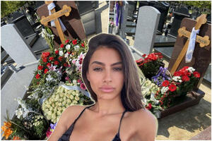 MISICIN BUKET SKLONJEN SA GROBA UBIJENOG ŠKALJARCA?! Posle sahrane Gorana Vlaovića, crvene ruže njegove devojke bačene u smeće?