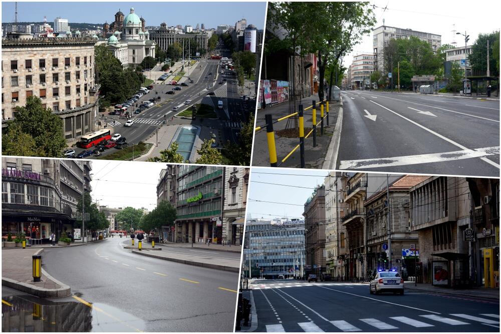 Beograd, zatvorene ulice