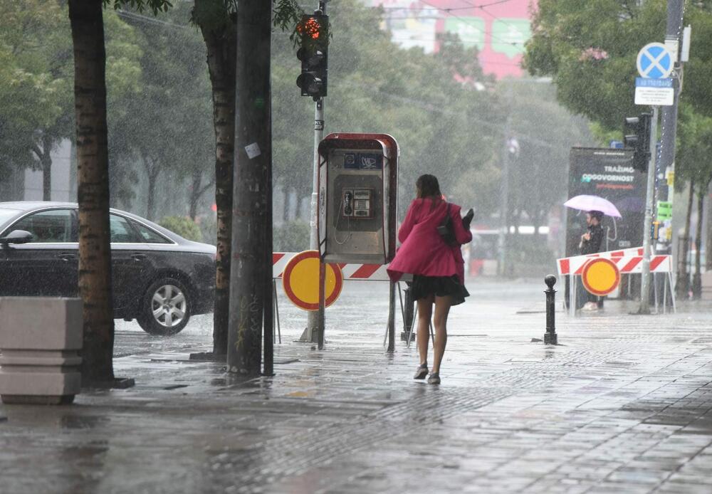 kiša, pljusak, nevreme, Beograd
