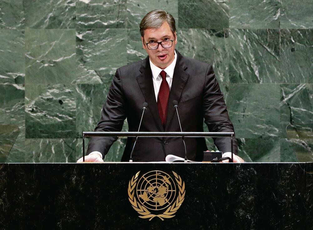 Aleksandar Vučić, UN
