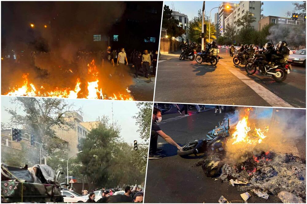 HAOS U IRANU: Protesti zbog smrti devojke posle prevaspitavanja sve nasilniji, policija pucala na demonstrante, ubila najmanje 5