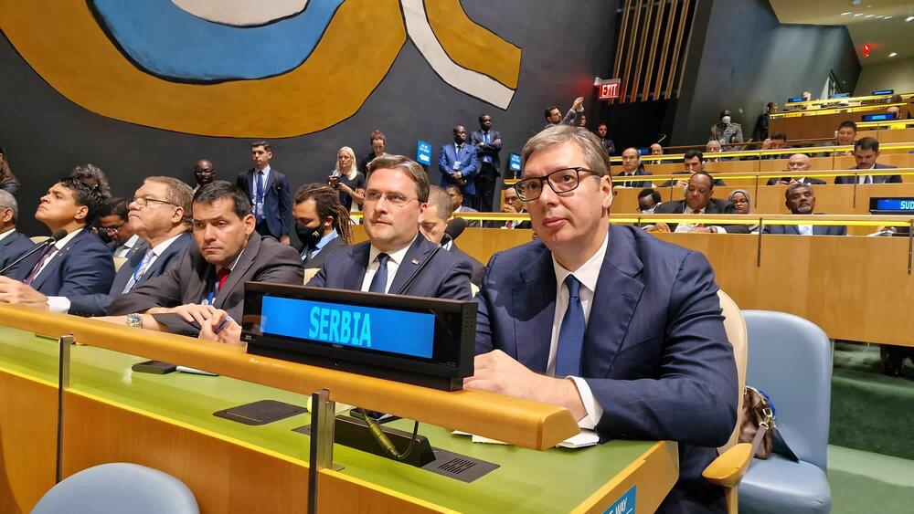 Aleksandar Vučić, Ujedinjene Nacije, Njujork