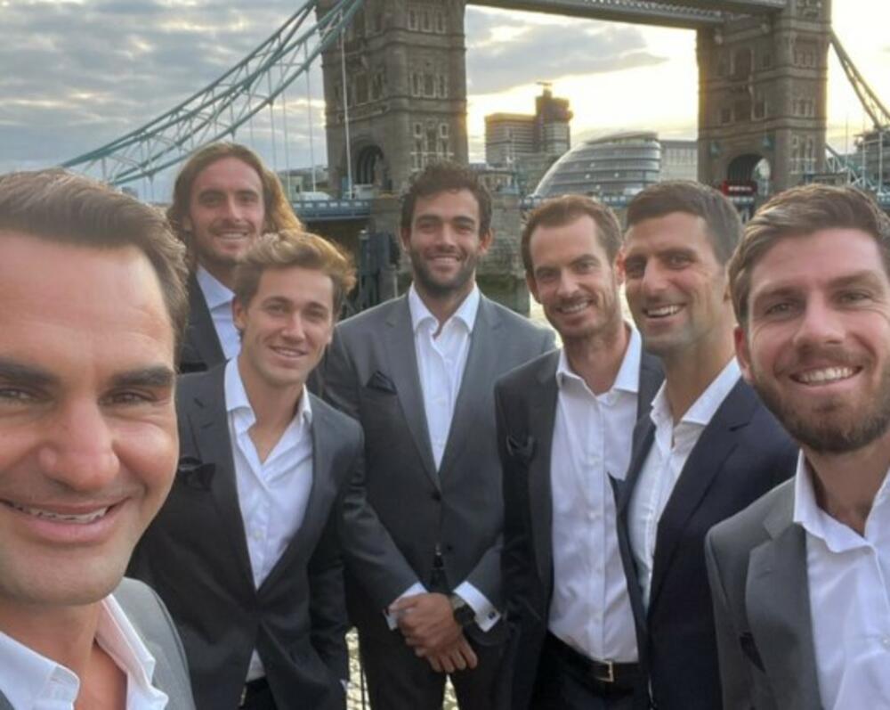 Rodžer Federer, Novak Đoković, Endi Marej, Stefanos Cicipas, Kameron Nori