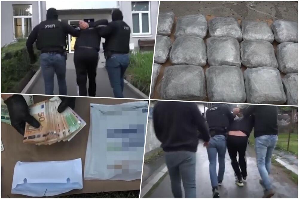 LEZI DOLE BREEE! POGLEDAJTE SPEKTAKULARNU AKCIJU POLICIJE U ZEMUNU: Zaplenili 30 kilograma droge i uhapsili 2 državljana Crne Gore