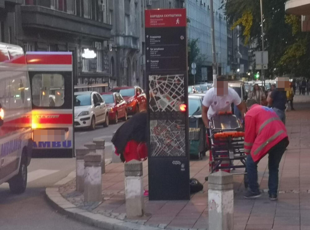 Vlajkovićeva, žena, srušila se, Kosovska Ulica