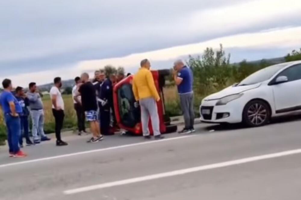 2 TEŠKE NESREĆE NA DRUMOVIMA U SRBIJI: Jedna na ulazu u Novi Sad, druga kod Makiša! Prevrnuo se auto (VIDEO)