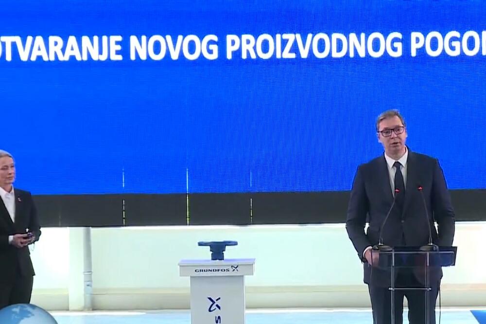 PONOSAN SAM ŠTO I DALJE PRIVLAČIMO INVESTITORE: Predsednik Vučić ne skriva zadovoljstvo nakon proširenja pogona u Inđiji
