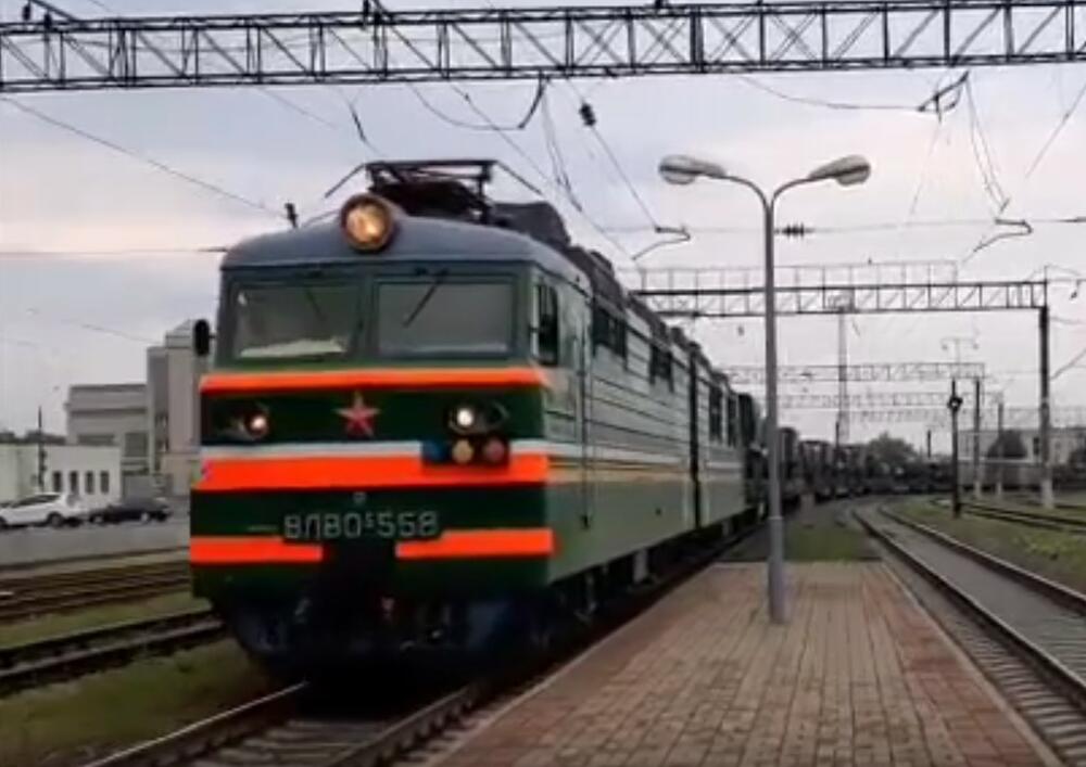 Belorusija, Ruska vojska, voz, Železnička stanica minsk
