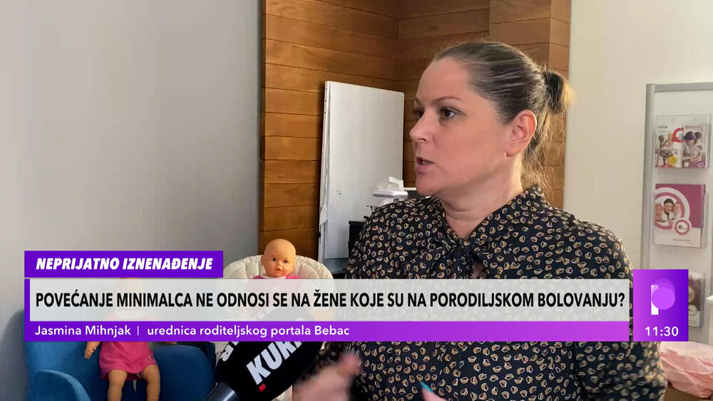 jasmina Mihnjak, urednica, Bebac, porodilje, minimalac, Puls Srbije