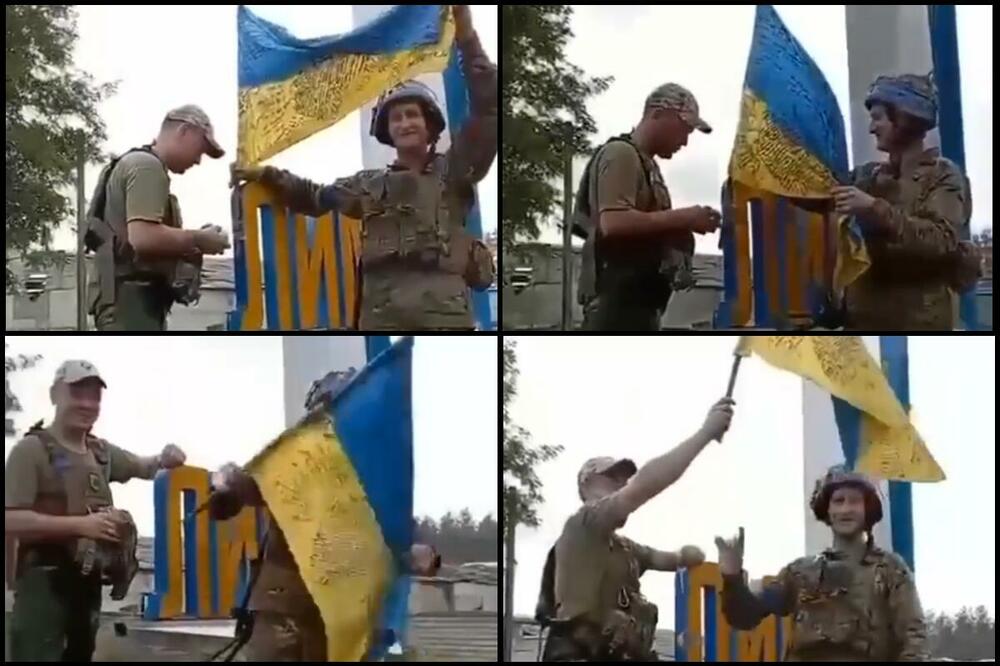 BITKA KRASNI LIMAN?! Ukrajinci na ulazu u grad okačili zastavu! Rusi tvrde da i dalje drže grad!