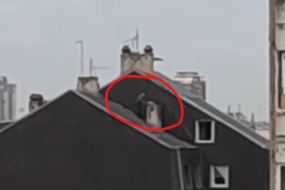 NEVEROVATAN SNIMAK: Čovek ulazi u stan preko KROVA, kao Spajdermen! (VIDEO)
