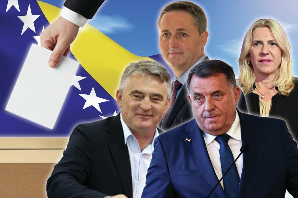 Milorad Dodik, Željka Cvijanović, Denis Bećirović, Željko Komšić, Bosna i Hercegovina, Glasačka Kutija, glasanje