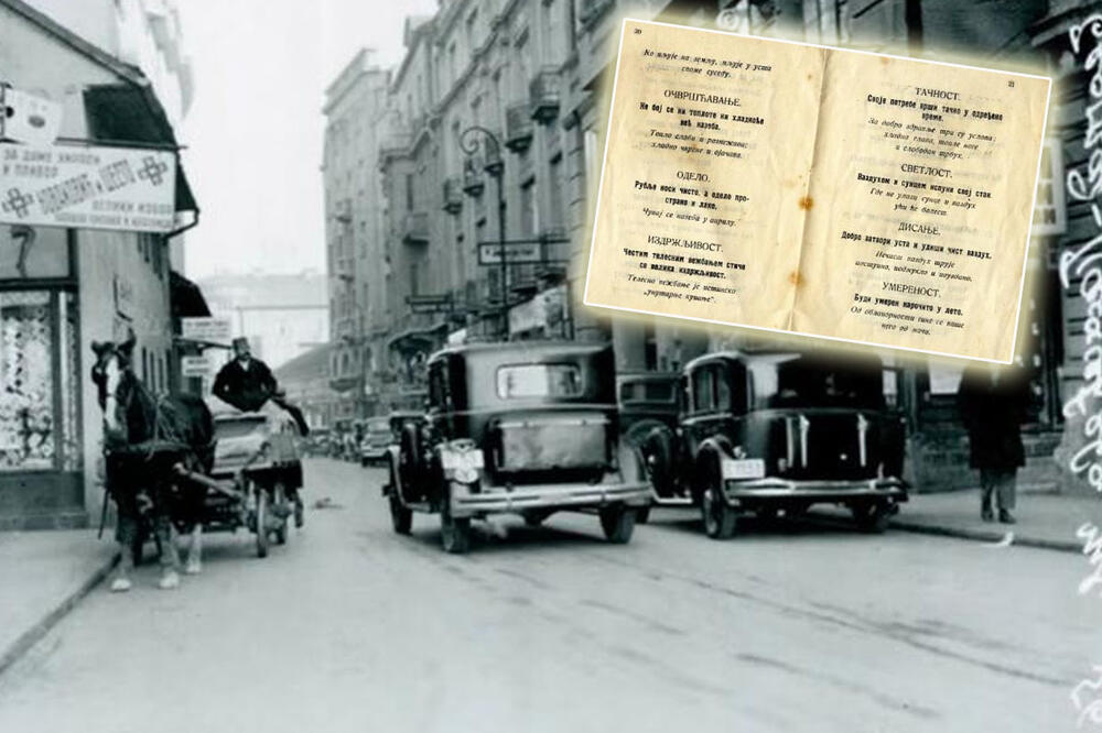 "BOLJE JE NE JESTI NEGO NE SAŽVATATI"! Saveti beogradskim učenicima u đačkoj knjižici Trgovačke škole iz 1920. (FOTO)