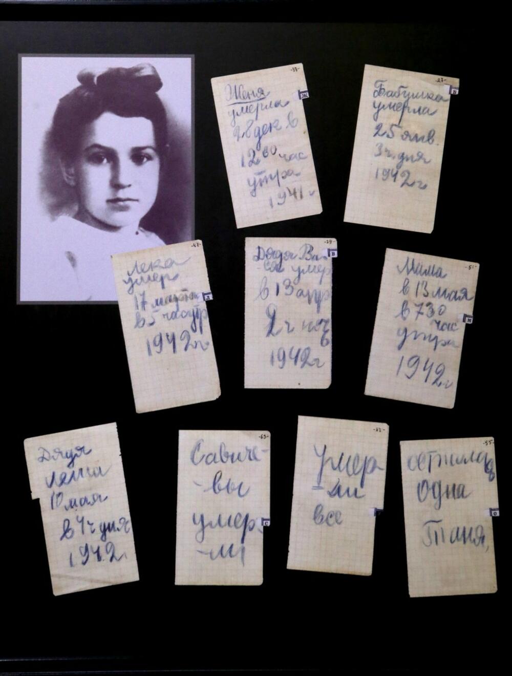 Tanja Savičeva, dnevnik, ruska Ana Frank