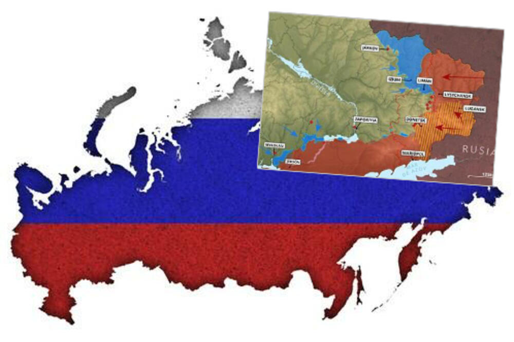 OVO JE NOVA RUSIJA: Moskva objavila mapu koja uključuje i nove regione koji su pripojeni nedavno!