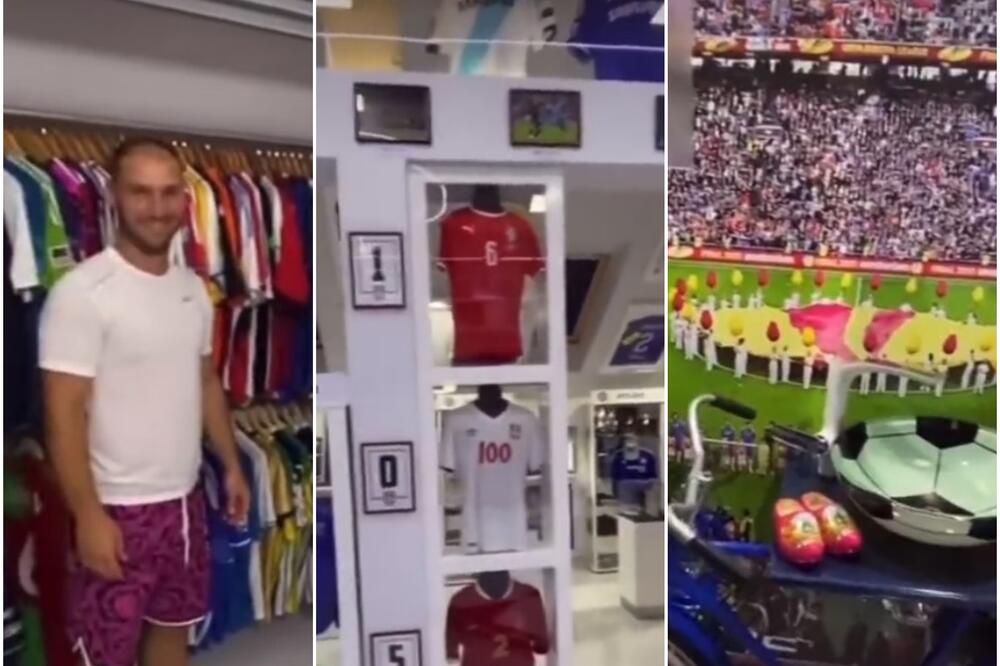 PRIVATNI MUZEJ BANETA IVANOVIĆA: Fudbaler u Sremskoj Mitrovici ima kolekciju kojom može da se pohvali malo koji sportista (VIDEO)