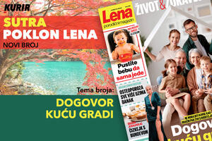 DOGOVOR KUĆU GRADI! SUTRA vas čeka dosta zanimljivih tema u novom izdanju porodičnog magazina LENA!