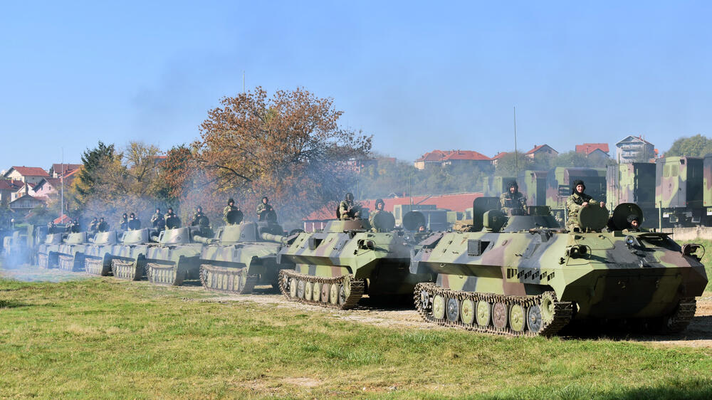 vojska, Vojska Srbije, Vežba