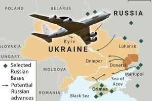 OSMATRAČI UKRAJINSKOG NEBA: NATO leteće radarske stanice 24 sata dnevno prate ruske borbene avione u dejstvima