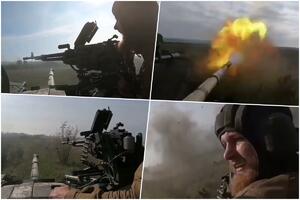 ŽESTOKA BITKA KOD HERSONA: Ovako izgleda okršaj tenkova 25. brigade ukrajinske vojske i ruskog konvoja! VIDEO