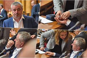 BAJATOVIĆ UOČI SEDNICE PIO LEKOVE: Paparaco Kurira uhvatio socijalistu pred zasedanje parlamenta (FOTO)