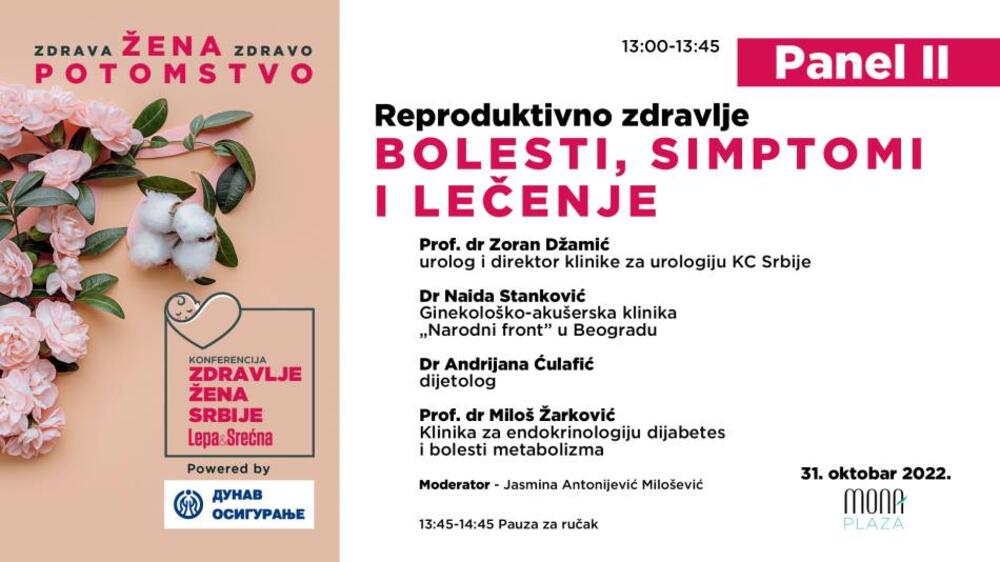 Lepa i Srećna, konferencija Zdravlje žena Srbije
