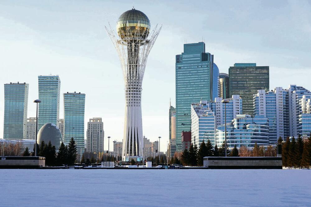 Moderan grad Astana, prestonica Kazahstana