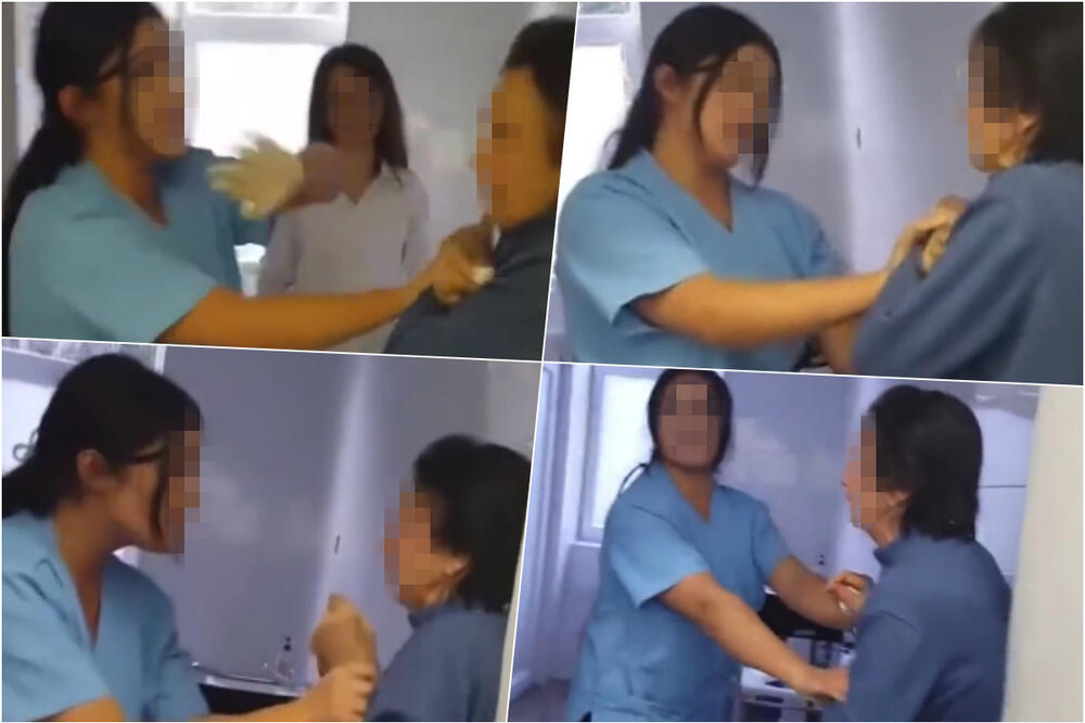 HOROR SNIMAK IZ DOMA ZA STARE U PEĆI: Medicinske sestre se iživljavale nad staricom! VIDEO, FOTO