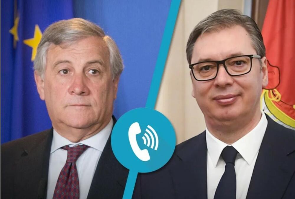 Antonio Tajani, Aleksandar Vučić, Vučić Tajani