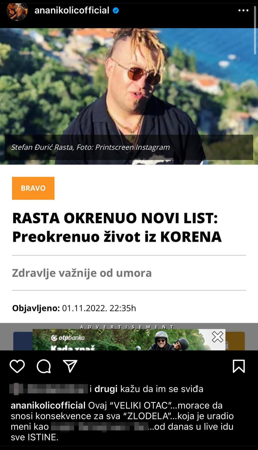 Ana Nikolić, Stefan Đurić Rasta
