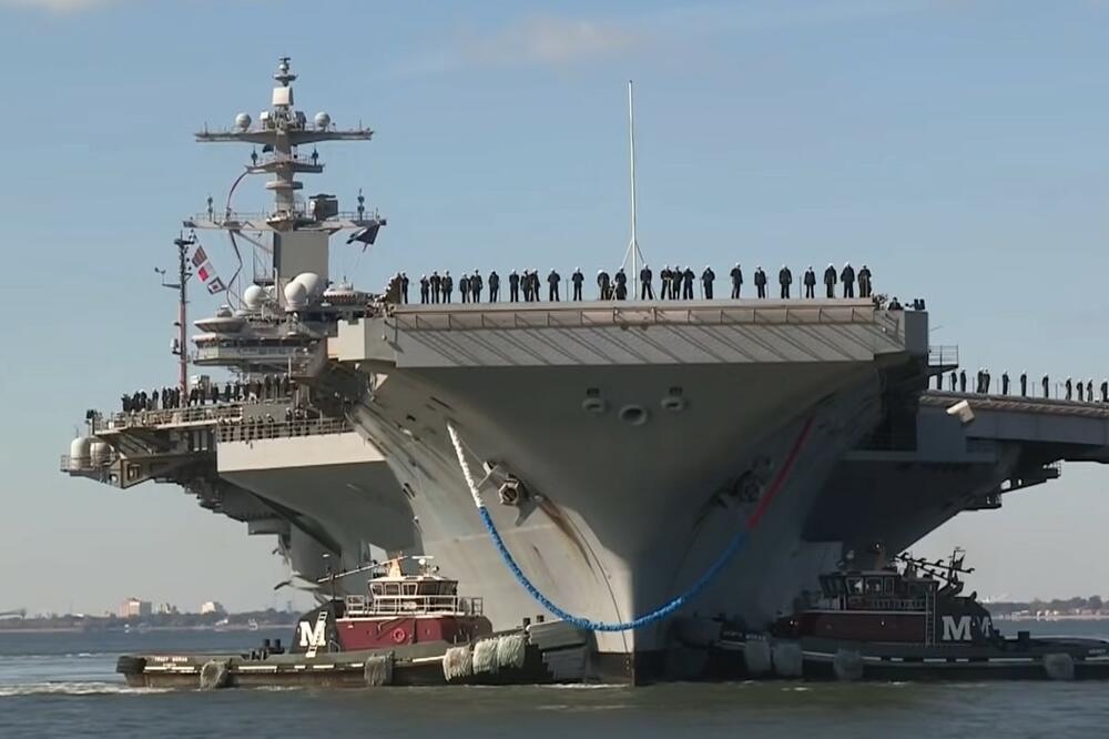 PET NATO NOSAČA AVIONA TRENUTNO U VODAMA MEDITERANA Među njima i supernosač USS Džerald Ford, ova koncentracija moći NIJE SLUČAJNA