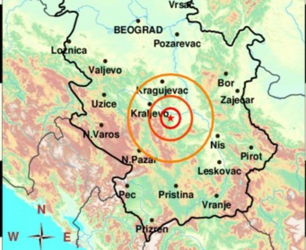 zemljotres, Aleksandrovac