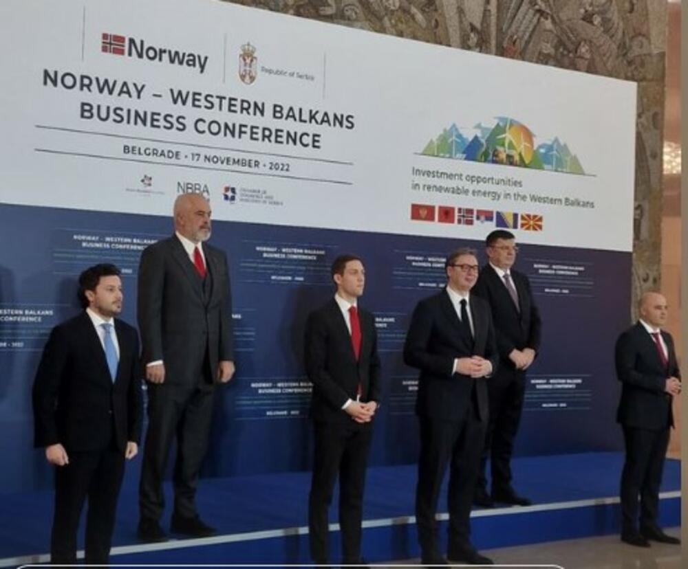 Aleksandar Vučić, energetika, Zapadni Balkan, Edi Rama, Dritan Abazović, Zoran Telgetija, Dimitar Kovačevski