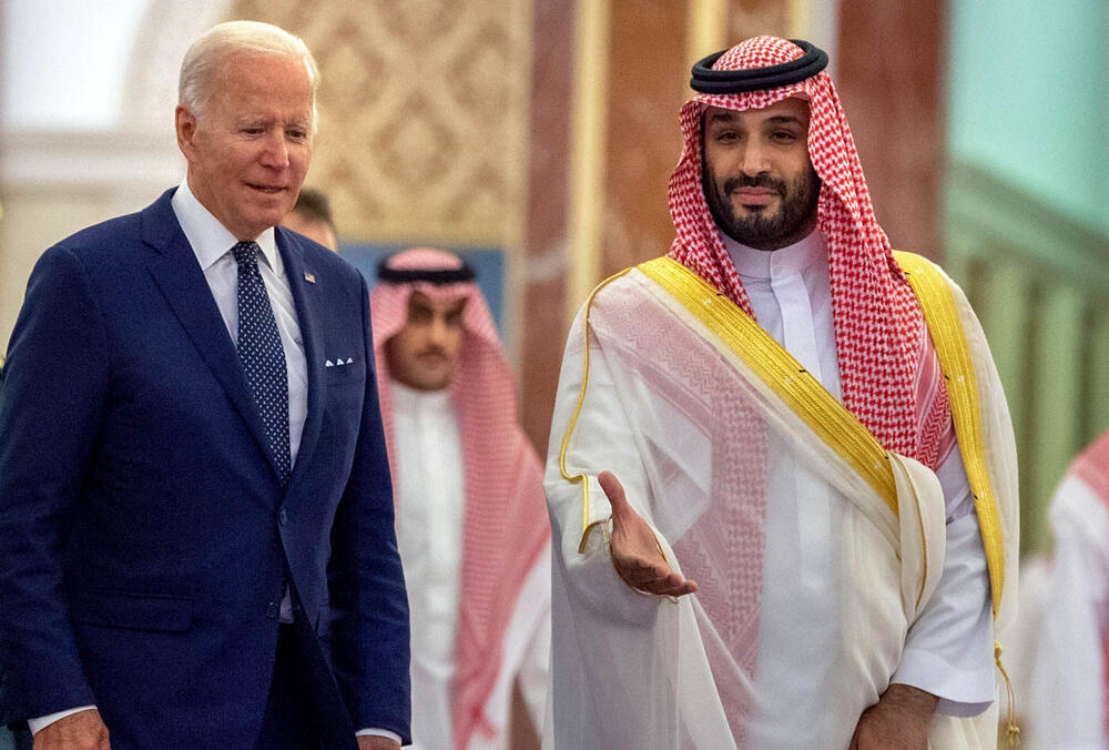 Američki predsednik Džo Bajden i saudijski prestolonaslednik Mohamed bin Salman