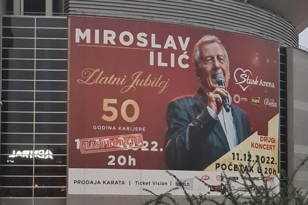 PROSLAVA JUBILEJA KAO IVKOVA SLAVA: Nezapamćeno interesovanje za koncerte Miroslava Ilića!