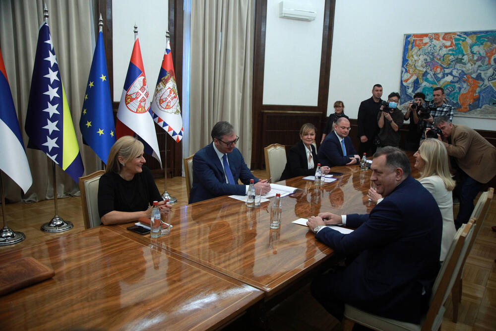Milorad Dodik, Željka Cvijanović, Aleksandar Vučić