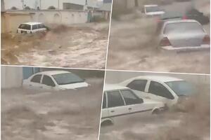 KATAKLIZMA U DŽEDI: Obilne kiše izazvale bujicu vode i blata! Haos na ulicama VIDEO