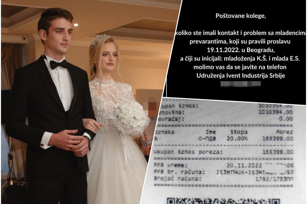 PREVARANT! Maneken napravio lažnu svadbu u Srbiji, oštetio restoran za 1.000.000, pa pretukao mladu! Isplivali SKANDALOZNI DETALJI