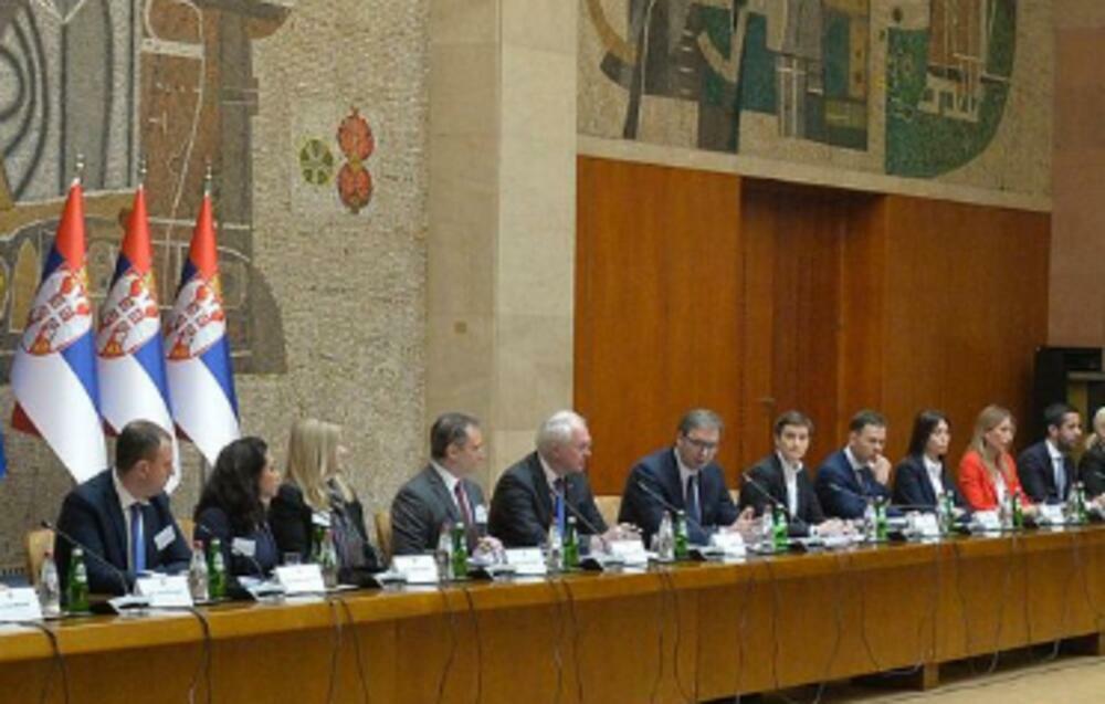 THIS WEEK'S MEETING OF THE SERBIAN AND AMERICAN DELEGATIONS