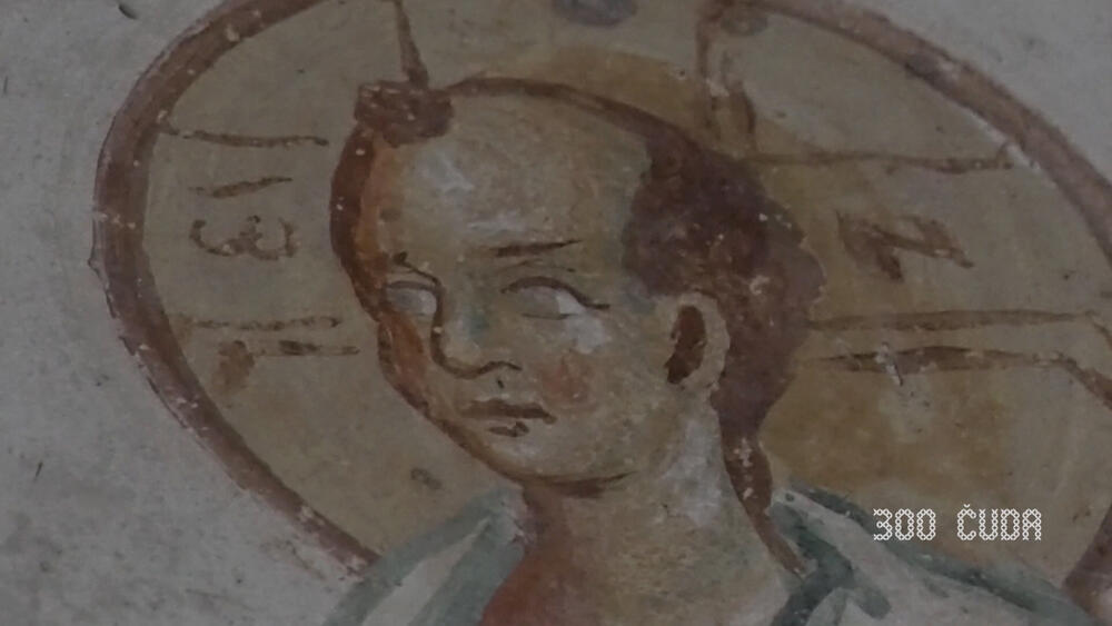 JEDINI &quot;ĆELAVI ISUS&quot; NA SVETU NALAZI SE U SRBIJI! Ova freska iz 13. veka pronađena je u pećinskoj crkvi, A NJENE TAJNE MALO KO ZNA
