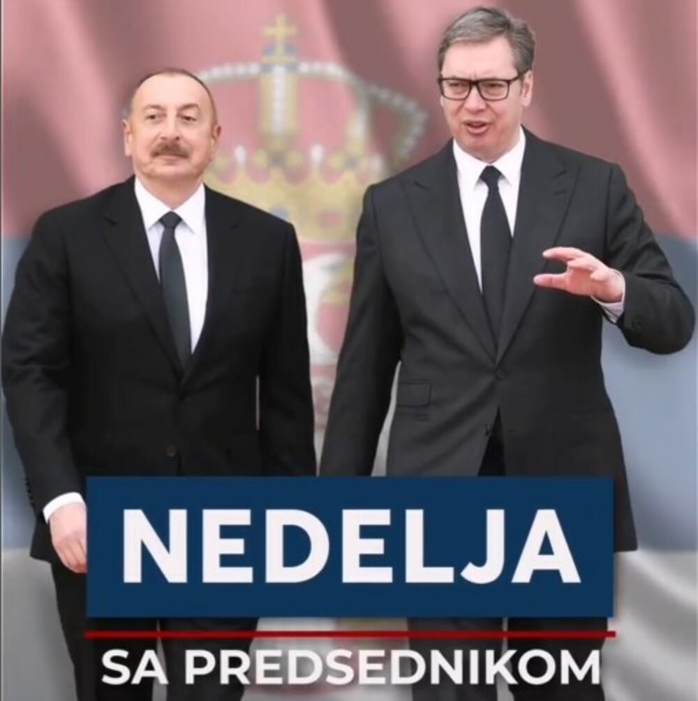 Aleksandar Vučić, Nedelja sa predsednikom