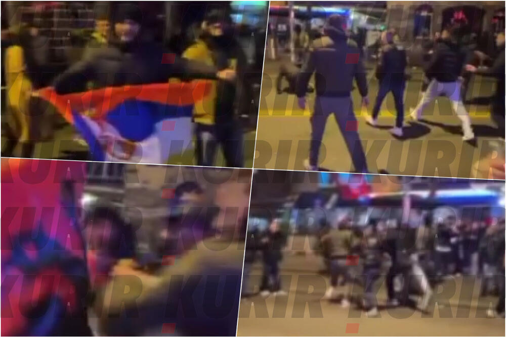 OLOŠ! SRAM VAS BILO! Mučne scene sa ulica Ciriha, Albanci tuku mladića zbog SRPSKE zastave! (UZNEMIRUJUĆI VIDEO)