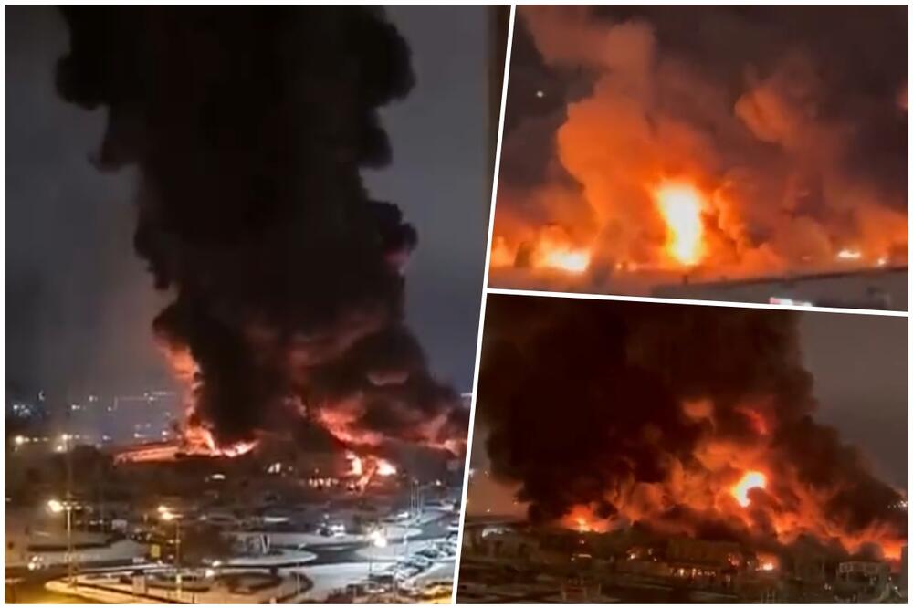 JEDNA OSOBA POGINULA, IZGORELO 7.000 KVADRATA TRŽNOG CENTRA: Crni bilans požara u Moskvi! Krivac, nemar radnika VIDEO