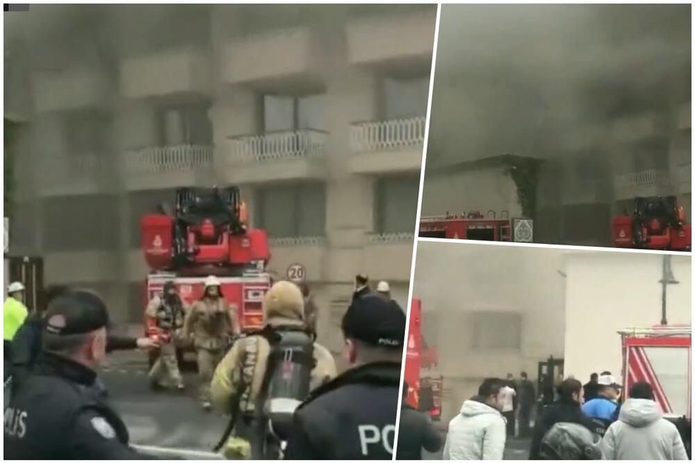 POSLE MOSKVE I POŽAR U LUKSUZNOM HOTELU U ISTANBULU: Celom zgradom širio se gust dim! Zaposleni i gosti evakuisani VIDEO
