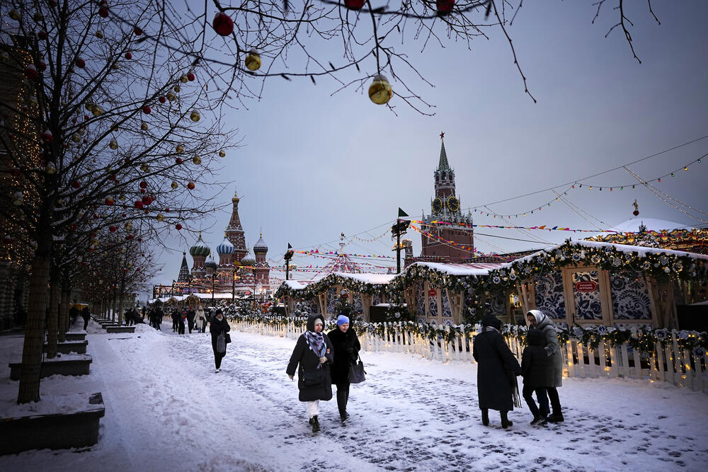 Moskva, sneg