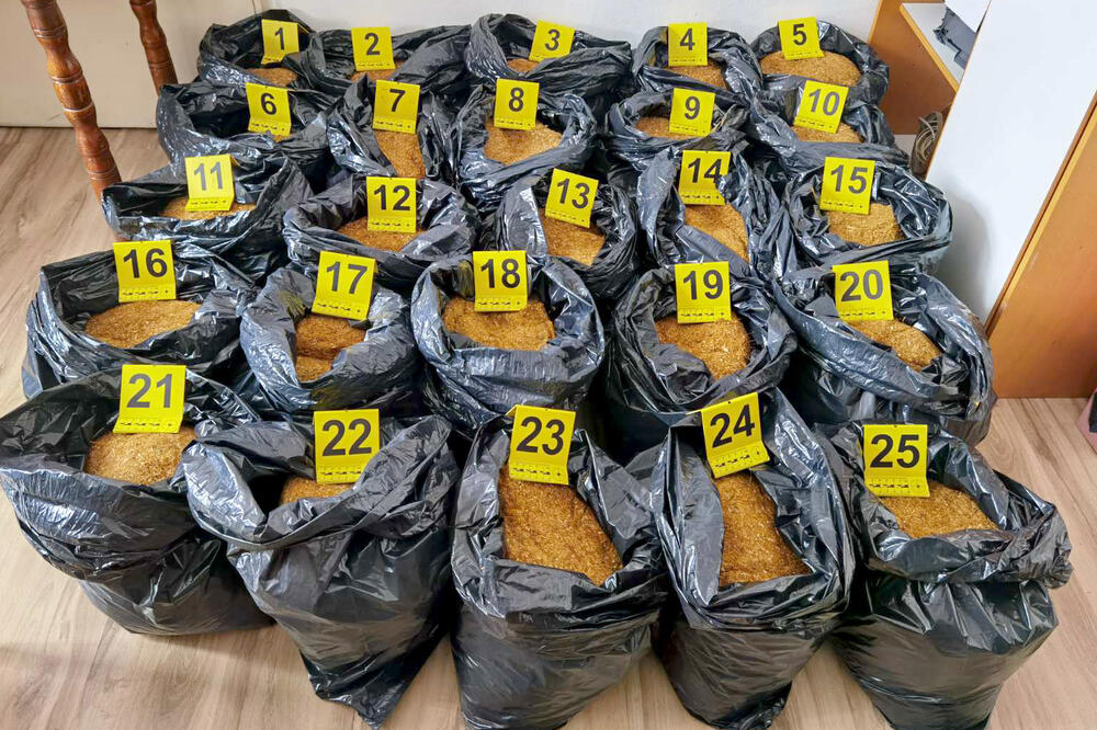 SPREČEN ŠVERC: Policija u Trsteniku pronašla oko 125 kilograma duvana